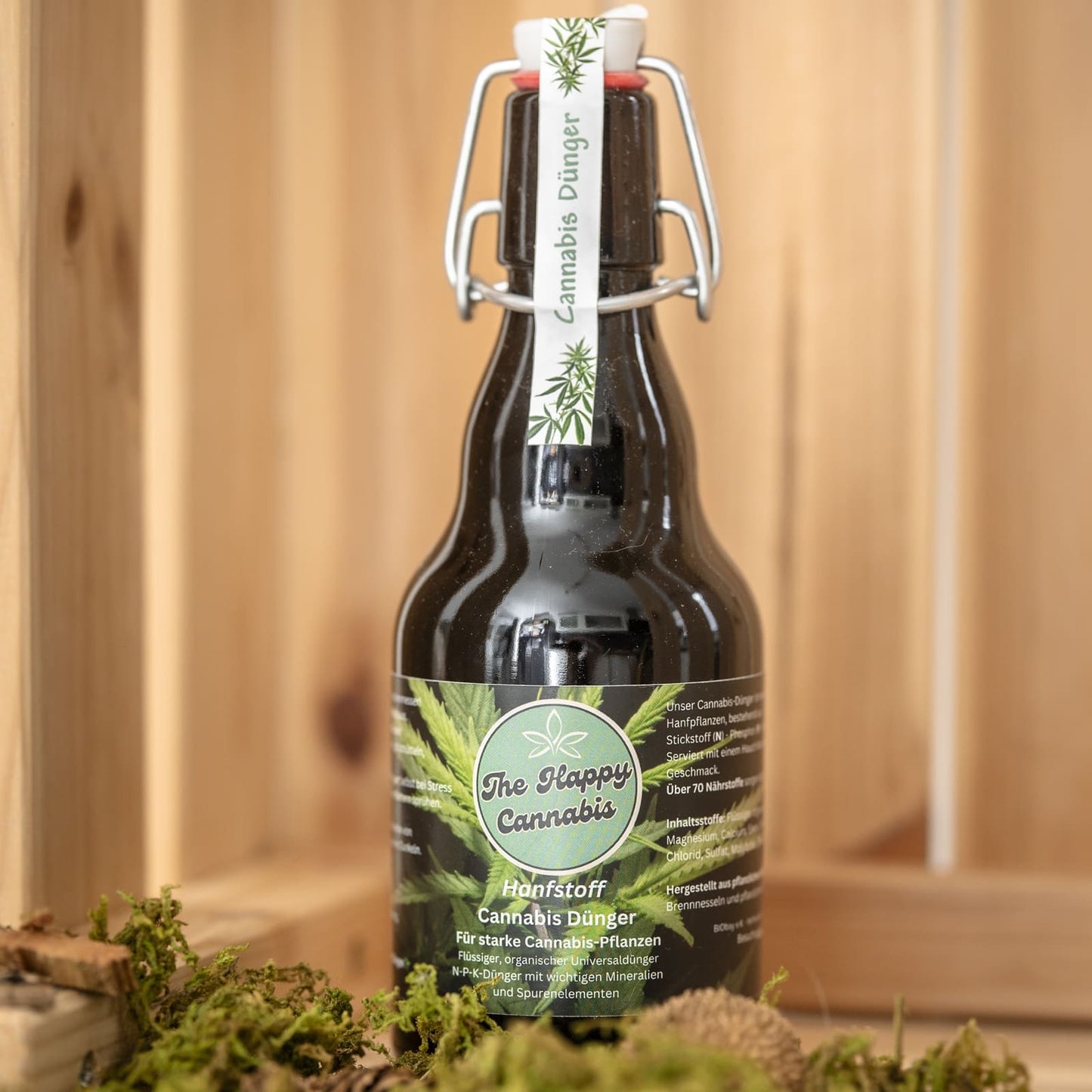 Cannabis Universaldünger 333 ml in der Glasflasche THE HAPPY CANNABIS