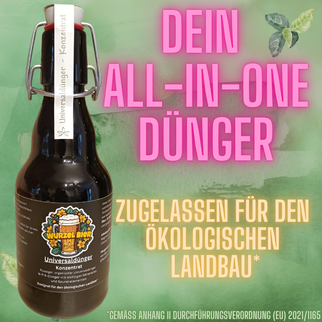 Universaldünger für den ökologischen Landbau - Wurzel Bier