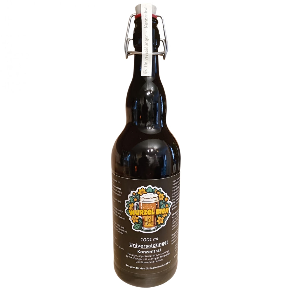 Wurzel Bier Universaldünger 1001 ml - Konzentrat aus pflanzlichen Rohstoffen