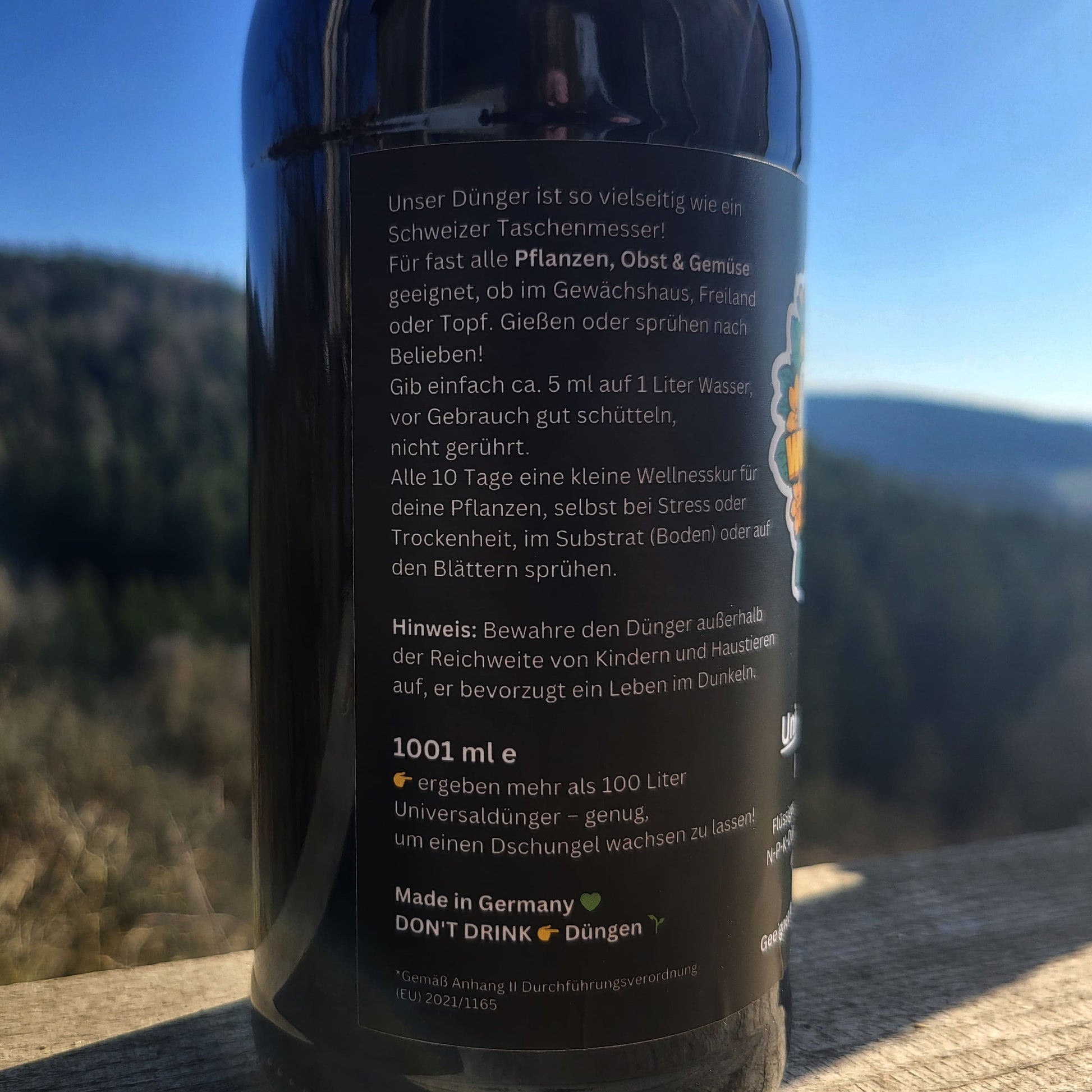 Wurzel Bier organischer Universaldünger 1001 ml Konzentrat