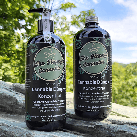Cannabis Universaldünger 500 ml - PET Flasche Pumpspender und Schraubverschluss