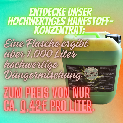 Hanfstoff-Konzentrat - 1000 Liter - 0,42€ pro Liter